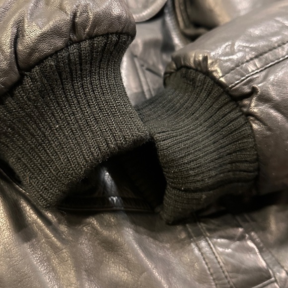 Vintage Don Nash Limited leather bomber jacket! Sz 40 - Picture 11 of 16